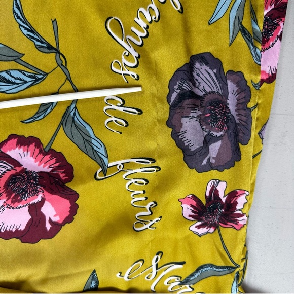 Free People Magnifique Marigold Long Sleeve Oversized Button Down EUC Size M - Picture 14 of 15